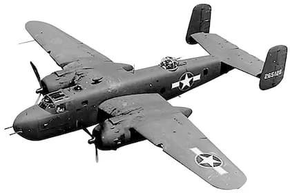 Un bombardero B-25 como el que chocó contra el Empire State
