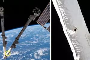 Encuentran un agujero en la Estación Espacial Internacional tras un impacto