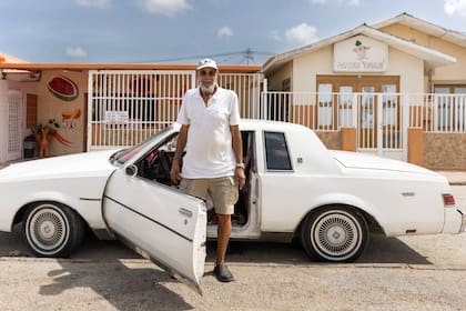 Un Buick en el barrio más arubiano: Rancho