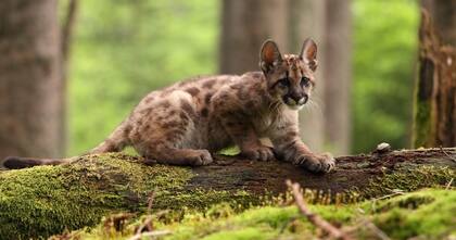 Un cachorro de puma