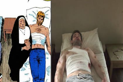 Un calco: el cómic de Frank Miller y el final de Los Defensores.