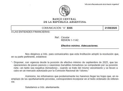 Un cambio más, y van...