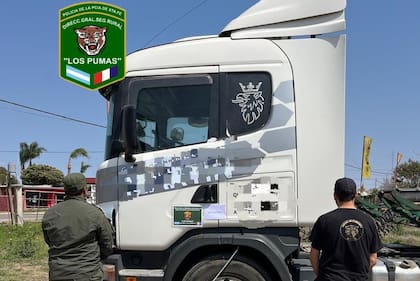 Un camión usado para el traslado