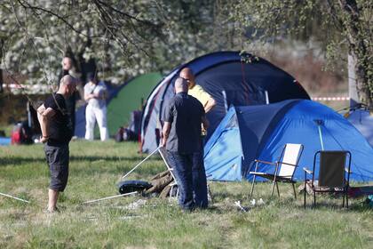 Un campamento de neonazis