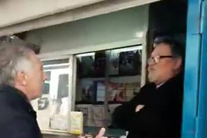 Un canillita le negó el saludo a Macri
