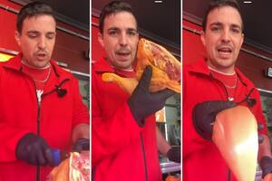 Un carnicero se volvió viral en Tiktok al brindar un consejo para ahorrar a la hora de comprar pollo