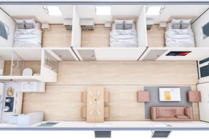 La distribución de la casa a la venta en Amazon