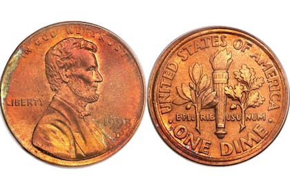 Un centavo de Lincoln fue fusionado por error con el anverso de otra moneda y alcanzó una asombrosa cifra en una subasta