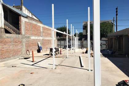 Un centro de desarrollo infantil en Ituzaingó, provincia de Buenos Aires, cuyo financiamiento para construcción se encuentra interrumpido.
