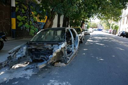 Un chasis en Melo y Lamadrid