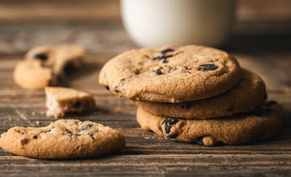 Un clásico de Estados Unidos: las galletitas con chips de chocolate (Foto: Freepik)