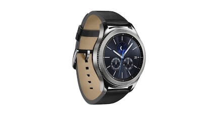 Un clásico. Este es el smartwatch Gear S3 de Samsung, en su versión Classic; también tiene la Frontier, más deportiva ($ 14.999)