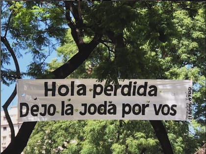 Un clásico: este mensaje se ve en muchas calles