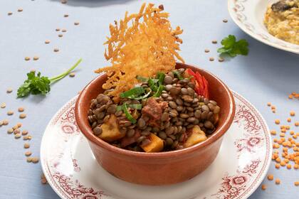 Un clásico: guiso de lentejas