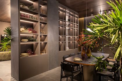 Un comedor de alto vuelo.