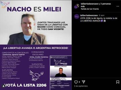 Un concejal electo libertario fue detenido por amenazas agravadas contra su pareja.