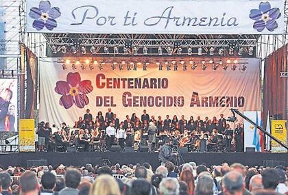 Un concierto en Palermo, otro de los homenajes