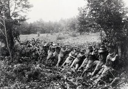 Un contingente de soldados del Cuerpo de Infantería de Marina de Estados Unidos desembarcó en Nicaragua en 1912, con lo que iniciaron 21 años de ocupación. (Getty Images)