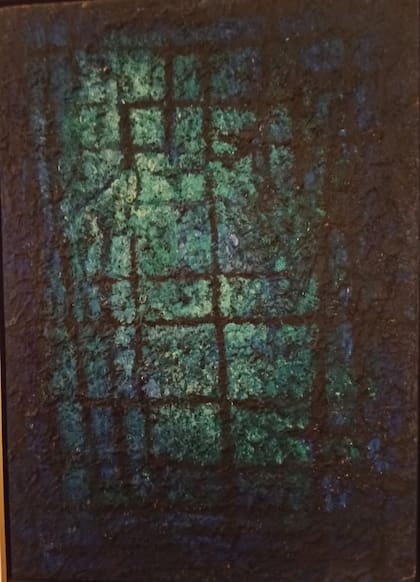 Un cuadro de Parravicini, propiedad de Marcela Podestá, que podría representar un portal hacia el "más allá"