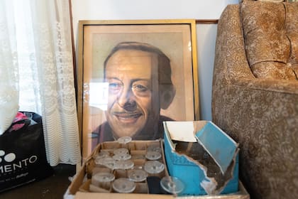 Un cuadro del Polaco en el piso de Melián 3167.