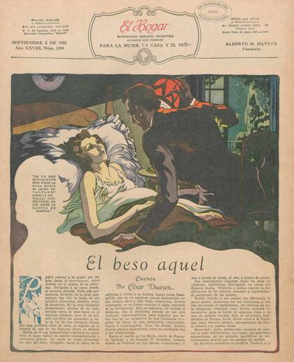 Un cuento de César Duayen en El Hogar.