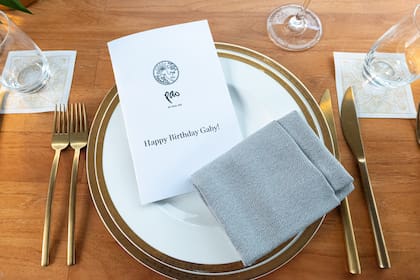 Un cumpleaños con todos los detalles. De las tres opciones que el chef del Pao le ofreció, Alvarez optó por la más completa, que -además- ofrecía open bar.