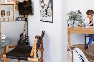 Sin reparos. Un departamento se abre al pulmón de manzana para vivir el verde