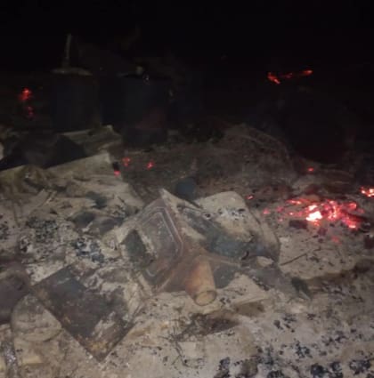 Un desperfecto generó un incendio en el refugio Motoco.