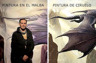 Ciruelo acusa a Carrie Bencardino de plagiar una obra suya en Malba