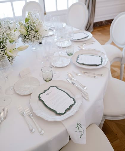 Detalhe das mesas onde o branco era o personagem principal