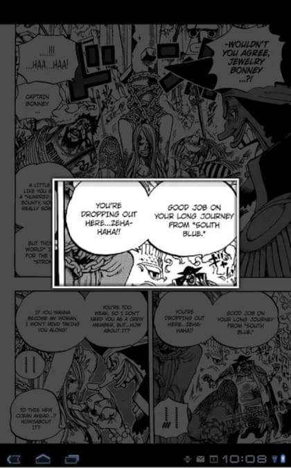 Un detalle del Komik Reader