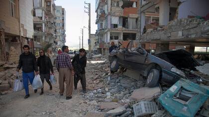 El epicentro del terremoto, de 7,3 grados en la escala de Richter, estuvo a 31 kilómetros de la ciudad de Halabja