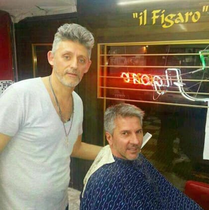 Un día de abril de 2014 el padre de Lionel Messi, Jorge, fue a la peluquería para cortarse el pelo con Darío