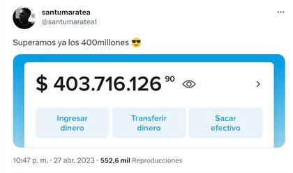 Un día después del inicio de la campaña, se superaron los 400 millones