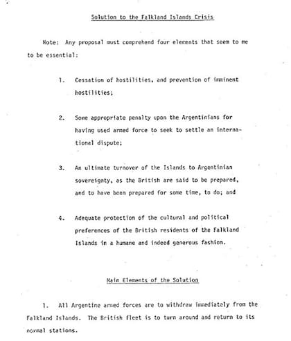 Un diario británico revela un plan secreto para devolverse las Isalas Malvinas a la Argentina