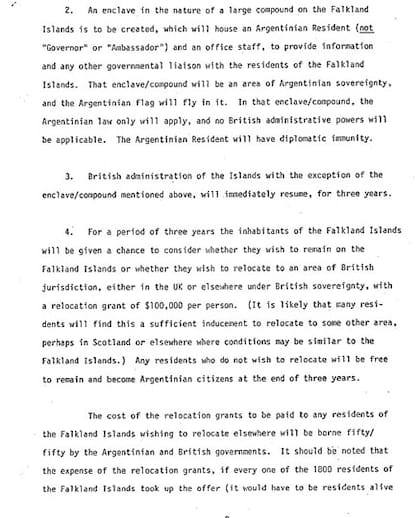 Un diario británico revela un plan secreto para devolverse las Isalas Malvinas a la Argentina