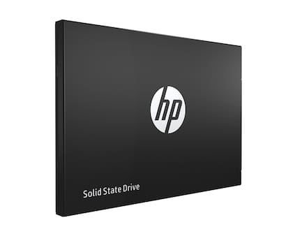 Un disco de estado sólido de HP; su conexión SATA le permite ser usado con cualquier PC, incluso modelos más antiguos