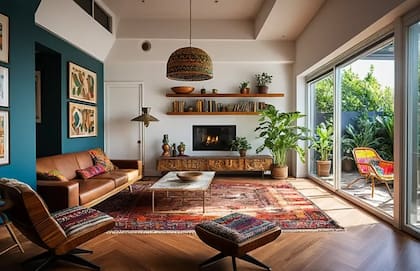 Un diseño de interior generado por ArchiVinciAI, una inteligencia artificial diseñada para potenciar y mejorar los renders de los arquitectos. Crédito: ArchiVinciAI.