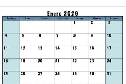 Un diseño para marcar los eventos del mes