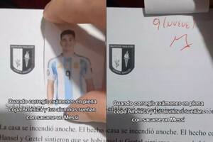 Un docente utilizó a los jugadores de la selección argentina para corregir los exámenes de sus alumnos