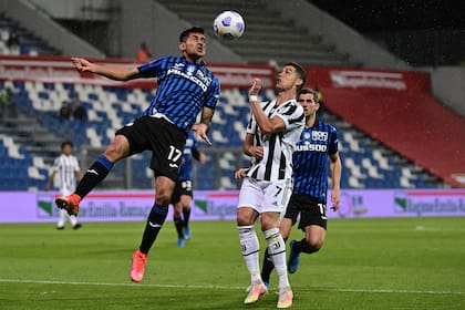 Un duelo áereo contra Cristiano Ronaldo, con la camiseta de Atalanta