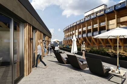 Un edificio para fanáticos de Boca