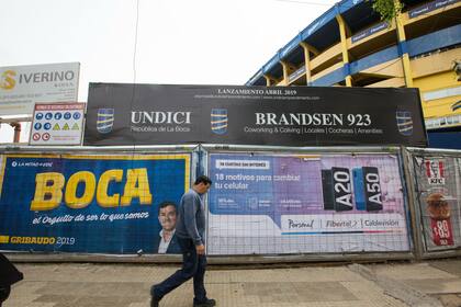Un edificio soñado para el hincha de Boca