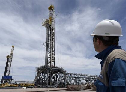 Una vista del yacimiento de Vaca Muerta