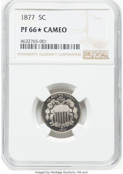 Un ejemplar en perfectas condiciones y con acabado “Cameo” fue vendido por US$6600