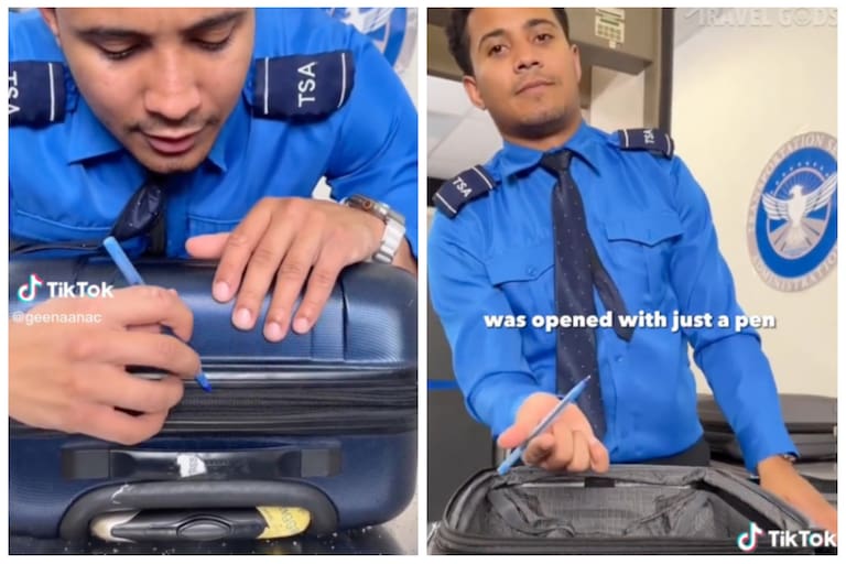 Trabaja de seguridad en un aeropuerto y explicó por qué todo el mundo usa  mal el candado en la valija - LA NACION