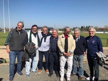 Un encuentro con algunos de los amigos que le dejó el rugby