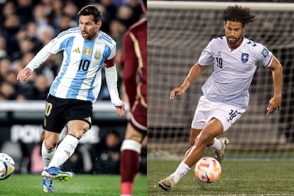 Un enfrentamiento posible: Lionel Messi y Jaden Servania, delantero de Puerto Rico