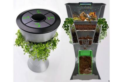 Un equipo generador de compost de Braun