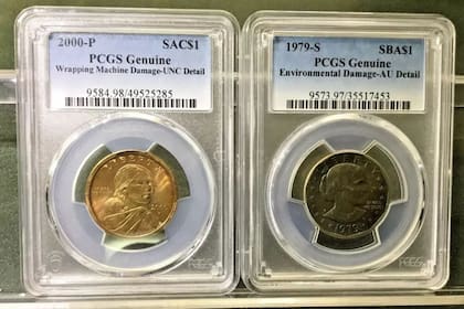 Un error de acuñación lleva a esta moneda a una cotización de US$200.000 (Foto: eBay)
